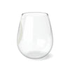 Stemless Wine Glass, 11.75oz - Monogram D