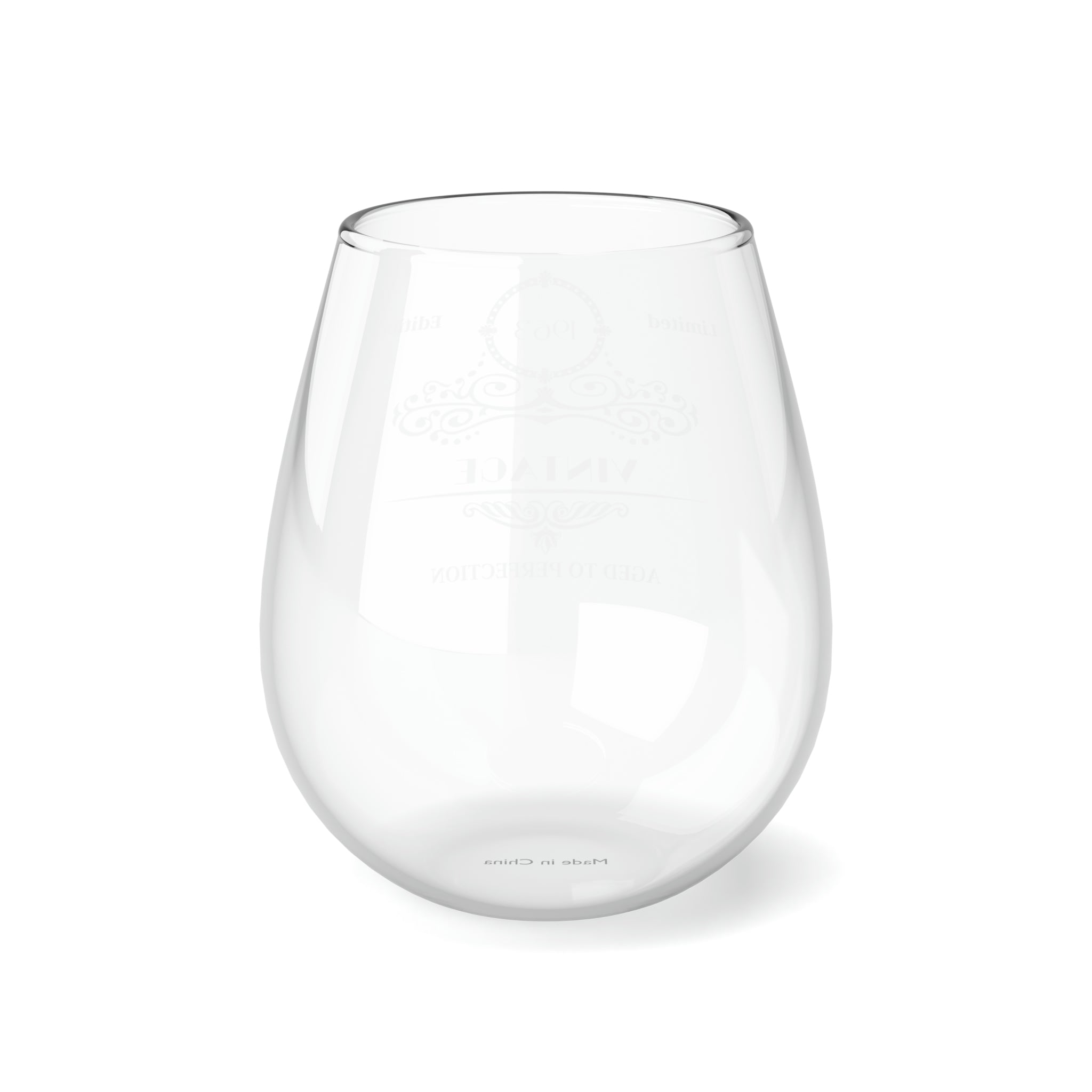 Stemless Wine Glass, 11.75oz - Vintage 1963
