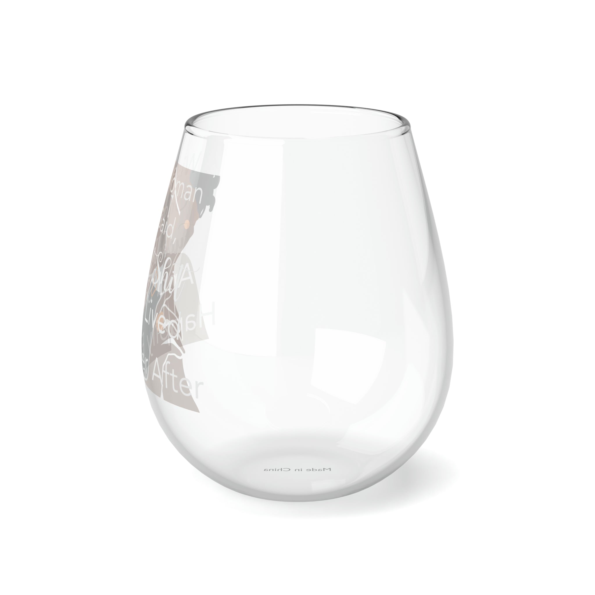 A Wise Woman - Stemless Wine Glass, 11.75oz