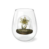 Load image into Gallery viewer, Stemless Wine Glass, 11.75oz - December Birth Flower