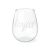 Load image into Gallery viewer, Stemless Wine Glass, 11.75oz - Tipsy - Personalized