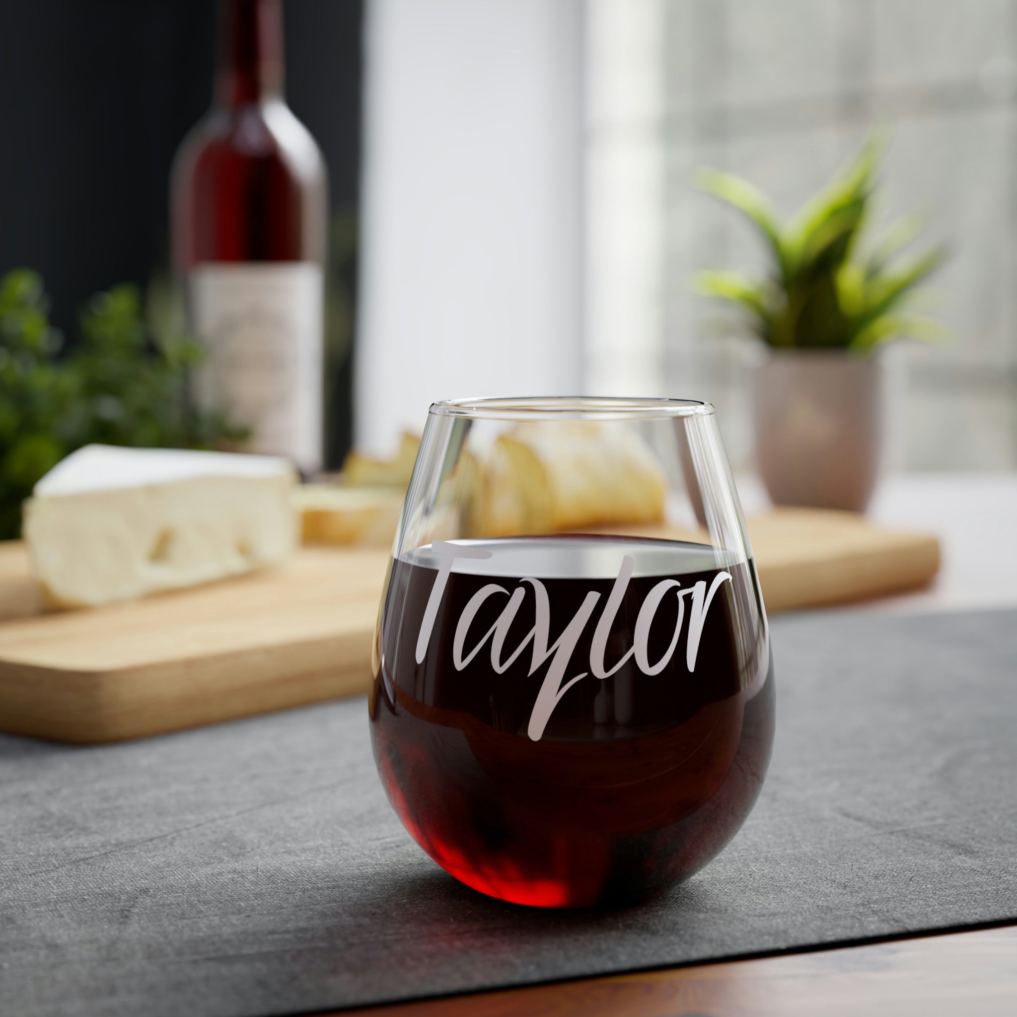 Tipsy, Personalized - Stemless Wine Glass, 11.75oz