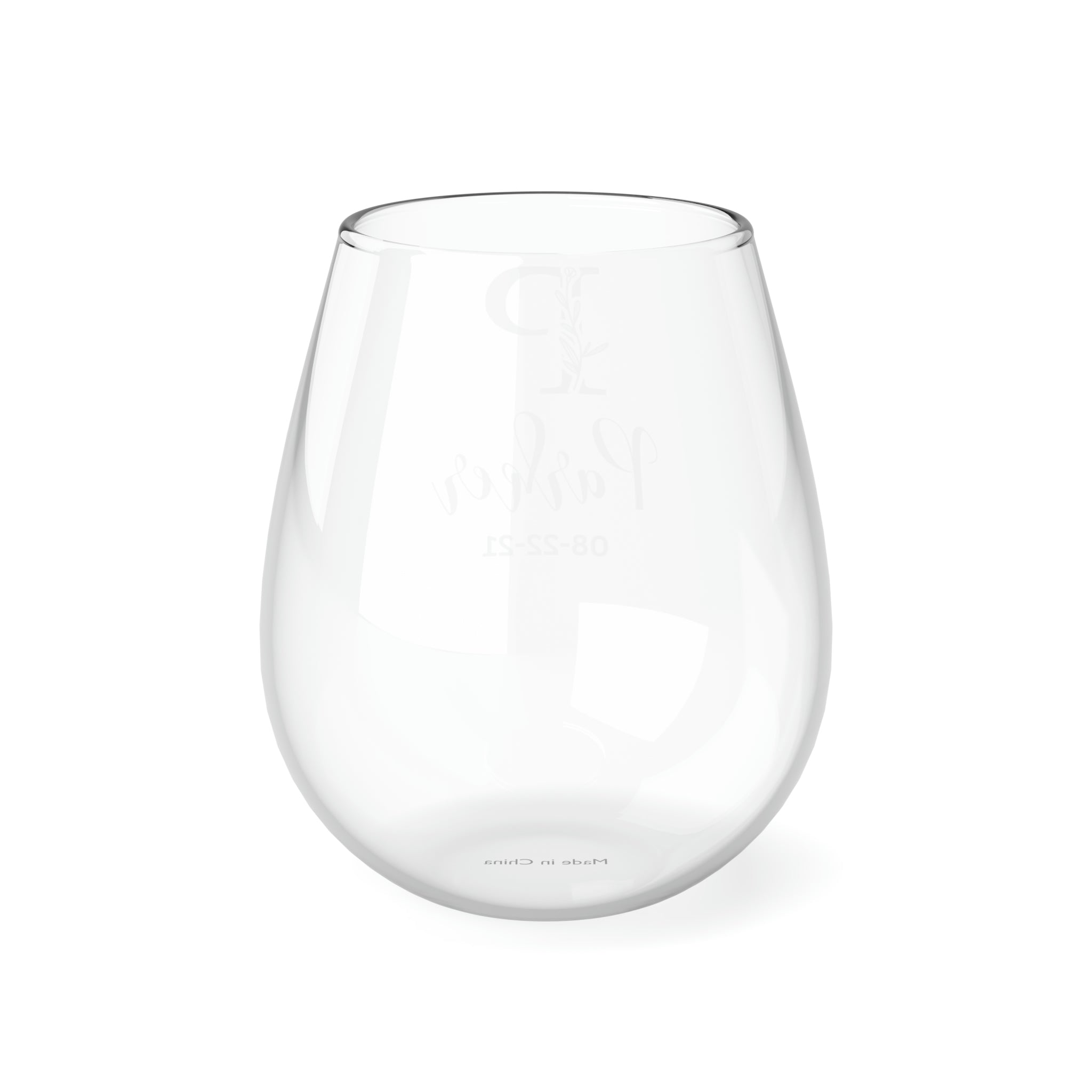 Royalty, Personalized - Stemless Wine Glass, 11.75oz